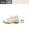 Couro genuíno! Aumento de Altura 7CM Sapatos de Treino Alemães de Balé Femininos 2026 Novo Estilo Laço Sapatos Casuais Esportivos Sola Grossa Sapatos Forrest Gump