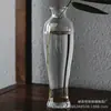 Jarrón de paisaje de vidrio de borosilicato alto transparente arreglo floral planta verde dispositivo de flores hidropónico decoración de mesa de sala de estar adornos