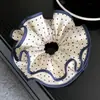 Scrunchie de Bolinhas Estilo Francês Novo Estilo Despojado Coque Prendedor de Cabelo Simples Rabo de Cavalo Corda de Cabelo Acessório de Cabelo de Menina de Alto Valor