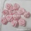 Rosa de Cinta de Poliéster de unos 2 cm Brotes Flores para Joyería Flores Hechas a Mano Accesorios para Ropa Accesorios para Juguetes