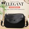 Bolsos Transfronterizos de Comercio Exterior, Estilo Nuevo, Sencillo y de Moda, Multicapa, Bolso de Mujer de Gran Capacidad, Bolso de Hombro, Bolso Cruzado de Piel de Vaca de Primera Capa