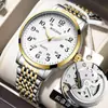 Reloj Mecánico Falso Totalmente Automático para Hombre, Reloj para Hombre con Correa de Acero Hueco, Calendario, Resistente al Agua, Modelo Nuevo, Entrega Rápida
