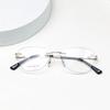 Gafas Danyang ultraligeras con patillas de resorte, montura de gafas sin marco, venta al por mayor, se pueden equiparar con graduación de miopía, estilo ojo de gato, para mujer, 20023