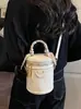 Bolsa Saco Retro Yuezi, Bolsa Transversal de Luxo Leve e Simples, Bolsa de Ombro Fashion, Bolsa de Mão Versátil de Grande Capacidade para Mulheres