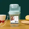 Copo de Salada para Café da Manhã, Copo Mason com Lanche Leve Portátil de Frutas e Vegetais, Copo de Iogurte com Tampa de Garfo, Copo para Emagrecer