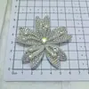 Ins Estilo Coreano Moda Strass Hot Diamond Flor de Cinco Pétalas DIY Clipe de Borda Artesanal Adorno de Cabeça Flor para Sapato Broche Acessórios de Roupa