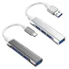 Extensor USB 3.0 Acessórios para Computador Alta Velocidade Uma para Quatro Portas Extensor USB 3.0 Estação de Docking Multi-Interface