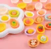 Platos de Juguete de Comida en Miniatura Accesorios de Resina para Bricolaje Pegamento de Crema Juego de Imitación Imanes para Refrigerador Materiales Platos de Juguete de Comida en Miniatura