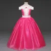 Vestido de Princesa Congelada de Halloween Malla Vestido de Niñas Ropa Infantil Venta al por Mayor Vestido Vestido Infantil Una Pieza Dropshipping Elsa
