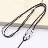 Mingzu estilo diy semi-acabado jade cabaça acessórios trançado corda jade trançado colar corda com contas pingente corda