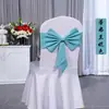 Funda Elástica Floral para Silla sin Atar con Lazo, Universal Engrosada para Hotel Banquete Boda