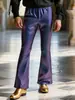 Transfronterizo 2025 Comercio Exterior Verano Nuevos Pantalones Acampanados Plateados con Lentejuelas Europeos y Americanos Pantalones Casuales para Actuación en Escenario