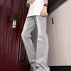 Jeans Retro Americanos de Pierna Ligeramente Acampanada para Hombre, Pierna Recta Holgada Estilo Primavera y Verano, Pantalones Largos Casuales Nuevos 2026 para Hombre