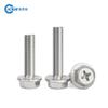 Tornillos de Brida Cruzada de Acero Inoxidable 304, Pernos de Cabeza Hexagonal Exterior, Tornillos Antideslizantes con Almohadillas Dentadas M10M5M6M8M12