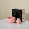 Tigela de Matcha com Bico, Tigela de Flor de Cerejeira, Novo Conjunto de Chá de Cerâmica, Conjunto de Matcha, Ferramentas Cor-de-Rosa Estilo Japonês, Baimonli Transfronteiriço