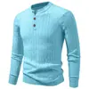 Suéter masculino popular 2026 transfronteiriço, novo padrão torcido outono e inverno, moda solta, gola V, camisa base versátil