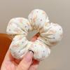 Pano de esponja infantil, flor, bola, anel de cabelo infantil, elástico de cabelo sem ferimentos, corda de cabelo, tira de borracha, chapéu para meninas