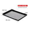 Bandeja de hotel comercial de melamina tipo porcelana, bandeja rectangular para té, plato de fruta, plato de postre japonés de plástico, vajilla