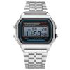 Relógio Feminino Masculino Dourado Retro Led Digital Esportivo Militar Pulso