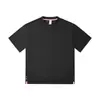 Cuello Redondo Manga Corta Algodón Ropa de Trabajo de Empresa Camisas Culturales Uniformes de Clase Uniformes de Grupo Camisetas Logo Personalizado Corte Holgado Personalización