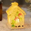 Adornos Navideños Transfronterizos, Decoraciones Navideñas, Casitas Pequeñas, Casitas Navideñas Iluminadas, Pequeños Regalos Navideños, Pequeños Obsequios
