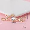 Acessórios Criativos DIY para Capa de Celular Acessórios Artesanais Diamante Letra de Amor Gotas de Água Acessórios em Inglês Materiais de Beleza para Celular