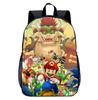 Mochila escolar de Super Mario, mochila de dibujos animados de Anime, bolso de Super Mario