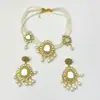 Estilo Palacio Retro Collar de Perlas Collar de Flor de Diamante Novia Vestido de Boda Dama de Honor Gargantilla Pendientes