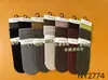 26 Calcetines nuevos de otoño e invierno para mujer, con un nuevo diseño color block, puños de doble canalé, longitud media hasta la pantorrilla reforzada y un estilo sin costuras acanalado.