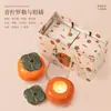 Velas aromáticas creativas de cerámica con aroma a caqui para el ambiente del hogar, fragancia de larga duración, regalos de cumpleaños, adornos decorativos al por mayor