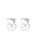 Aretes de oso de piedra ojo de gato para mujer pequeños y lindos nueva moda 2021 aguja de plata esterlina 925 temperamento joyería de oreja suave y linda
