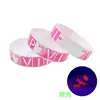 Ponto Disposable Fluorescente Vip Papel Sintético Parque de Diversões Ponto Turístico Identidade ao Ar Livre Ingresso Pulseira Impermeável