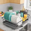 Estante de Almacenamiento de Cocina Transfronterizo Personalizado, Organizador de Platos, Escurridor de Fregadero de una Sola Capa, Estante de Almacenamiento Multifuncional para Vajilla