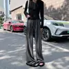 2026 Pantalones Rectos Nuevos Pantalones Casuales Flojos de Caída Suave Adelgazantes Alargadores de Pierna Temperamento Versátil Ropa Exterior de Oficina Pantalones para Mujer