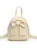 Bolsa Pequeña con Lazo Linda y Sencilla Mochila Pequeña Nuevo Diseño Verano 2025 Mochila Moderna y Versátil