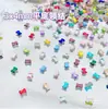 3*4mm Pajarita Accesorios para Uñas Celebridad de Internet Rhinestones Irregulares de Fondo Plano de Vidrio Rhinestones Portátiles para Uñas Recomendado en Xiaohongshu Venta al por Mayor