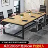 Mesa de reuniones para oficina tablero ancho grande escritorio de oficina usado mesa larga simple banco de trabajo 1,8 metros de largo 3,6 metros