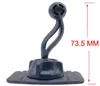 Haste de Conexão Curva 360 graus Tira de Alumínio com Revestimento de Borracha Cabeça de Bola de 17mm Clipe para Live Streaming Suporte de Mangueira Flexível Duplo com Cabeça de Bola para Celular