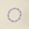 Pulseira Elástica Transfronteiriça Mais Vendida da Amazon Moda Pequena Fresca Simples Contas Acrílicas Pulseira Mulheres Atacado