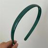 Diadema de plástico translúcido de color liso para lavarse la cara y sujetarse el pelo estilo coreano nuevo
