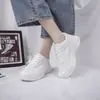 Zapatos Torre para Mujer 2023 Nuevo Otoño e Invierno Transpirables Cómodos Cómodos Suela Gruesa Casual Zapatillas de Cuero Zapatos para Mujer