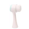 Cepillo de limpieza facial de doble cara con forma de uña de gato, masajeador de poros, limpiador facial, venta al por mayor, cepillo de limpieza manual de pelo suave, lavado facial de silicona
