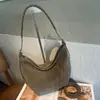 Bolsa Transversal Estilo Arimatsu Retro Formato Bolinho Feminina Camurça Fosca Couro Bovino Camada Superior Bolsa Tote Bolsa de Ombro