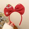 Pinza para el Cabello de Reno Navideño para Mujer Pinza para el Cabello de Fiesta Festiva Accesorio para el Peinado Accesorios de Disfraz Cosplay Lindo Doble Pinza Accesorios para el Cabello