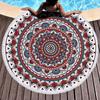 Ventas Directas de Fábrica Borla de Microfibra Impresión Digital Comercio Exterior Nuevo Estilo Bohemio Toalla de Playa Redonda
