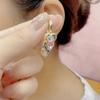 Aguja de plata S925 Cristal encantador hebilla de oreja 2023 nuevo moderno de moda de alta calidad aretes simples joyería de oreja femenina al por mayor