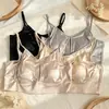 Comércio Exterior Original Tecido Brilhante a Óleo Respirável Recorte Orelha de Coelho Copo Faz Seios Grandes Parecer Menores Sutiã Lingerie de Melhoria Mamária de Luxo Leve Novo Produto