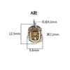 Plata de Ley S925 Tíbet Zakhiram Forma de Buda Sin Forma Colgante Antiguo Elemento Tibetano Accesorios para Pulsera DIY