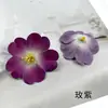Cabeza de flor de begonia pequeña estilo película artificial material para pasador de tocado de minoría étnica DIY flor artificial decoración floral para fotografía