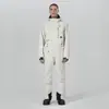Macacão de Ski Peça Única Supremo para Homens e Mulheres, à Prova de Vento e Impermeável, Equipamento para Snowboard e Esqui, Macacão de Algodão para Exterior para Casais